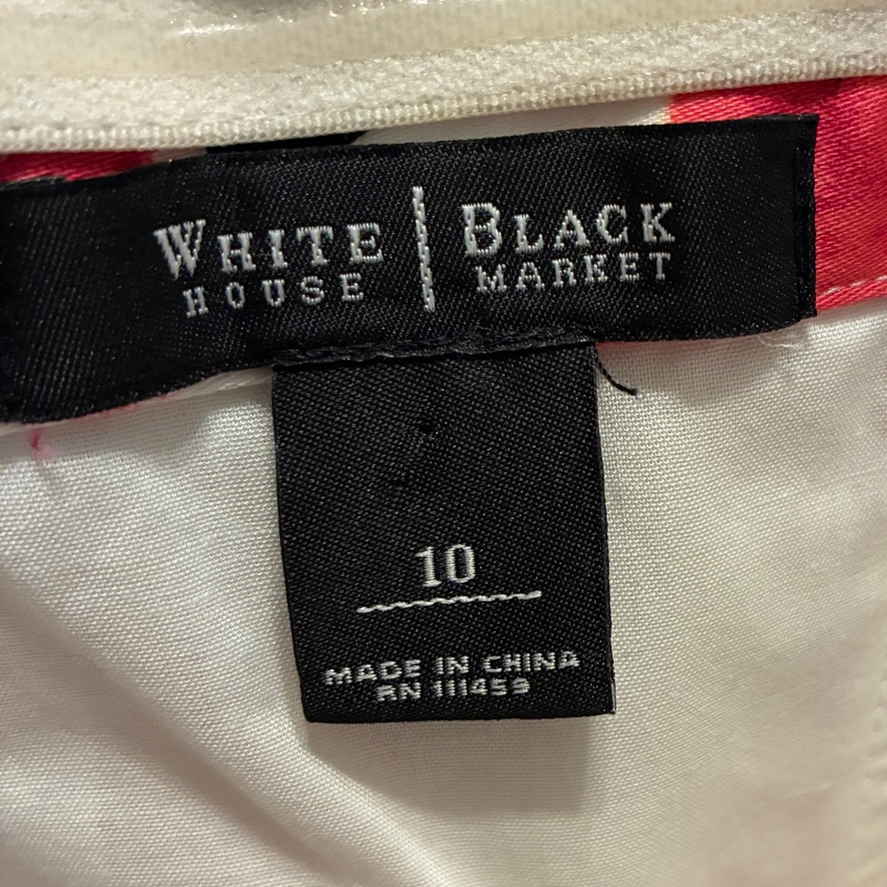 White House Black Market floral bustier - size 10 - Picture 3 of 3